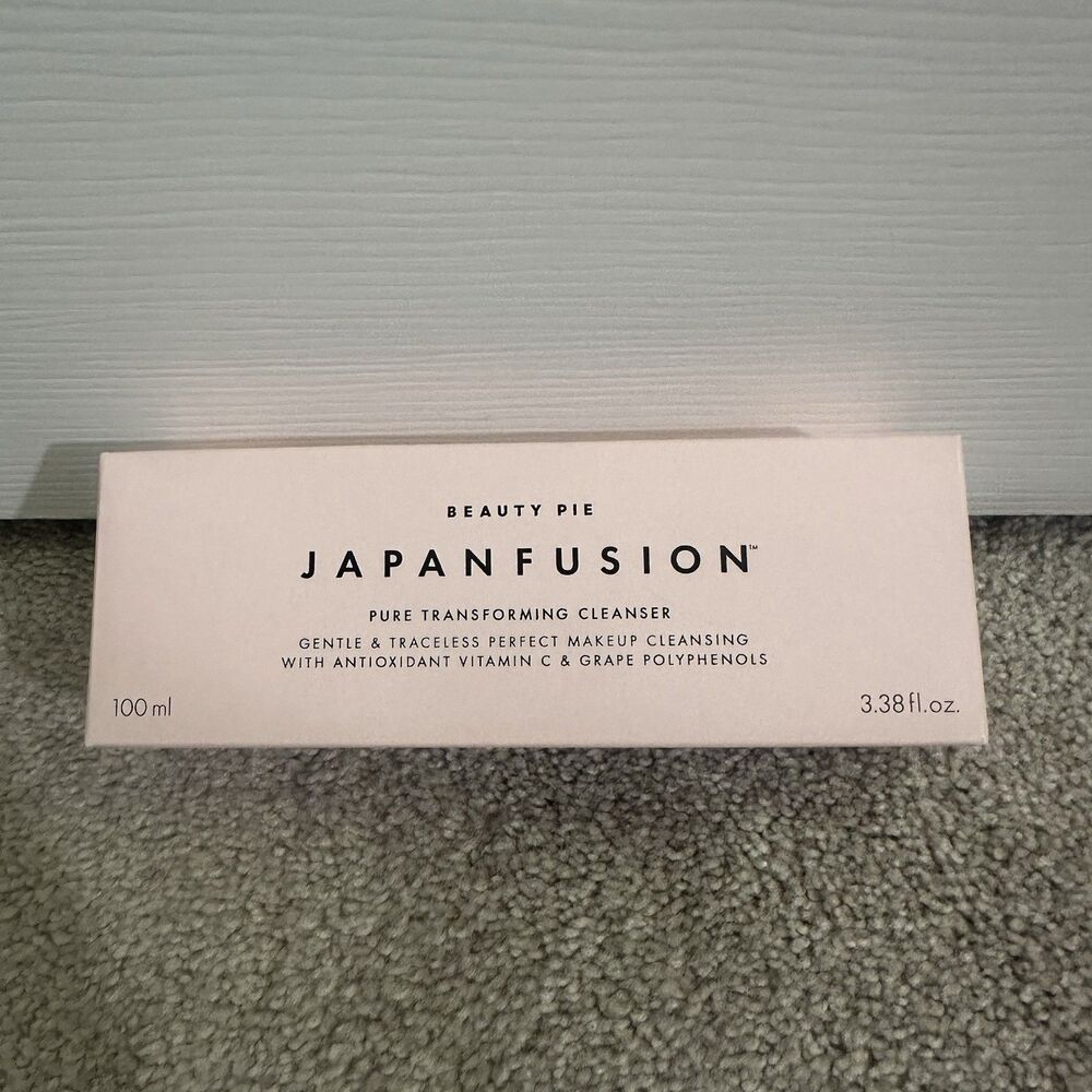 NEW Beauty Pie Japanfusion Pure Transforming Cleanser NIB 3.38 Oz 100 Ml